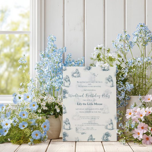 Verjaardag van Little Mouse Kaart