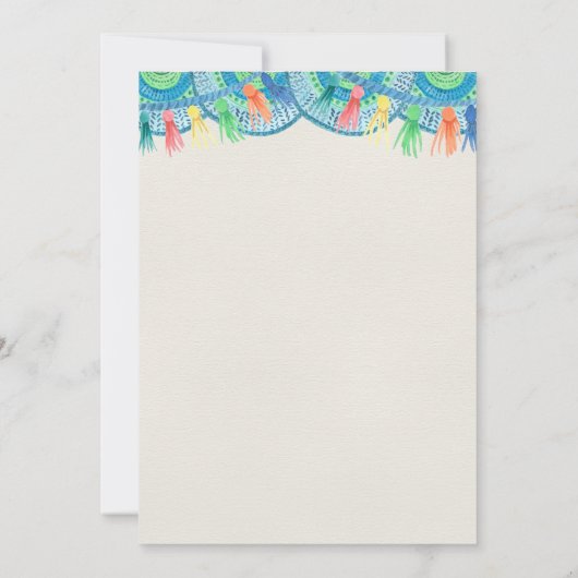 Verjaardag van Llama-Rama Kaart (Achterkant)