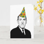 Verjaardag van Lovecraft Kaart (Gele Bloem)