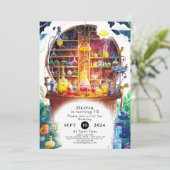 Verjaardag van Magic Scientist van Simple Kinderen Kaart (Staand voorkant)