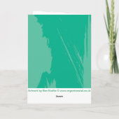 Verjaardag van Manga Dude Kaart (Achterkant)