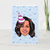 VERJAARDAG VAN MICHELLE OBAMA KAART (Voorkant)