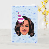 VERJAARDAG VAN MICHELLE OBAMA KAART (Gele Bloem)