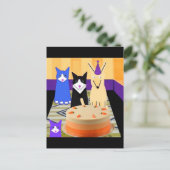 Verjaardag van mijn hond, briefkaart (Staand voorkant)