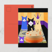 Verjaardag van mijn hond, briefkaart (Voorkant / Achterkant)