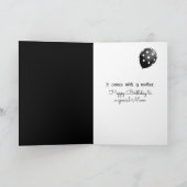 Verjaardag van moeder kat en kitten kaart (Binnen)