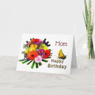 Verjaardag van Mom Bouquet Kaart