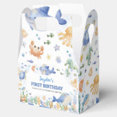 Verjaardag van Ocean Animals Boys onder het Zee Bedankdoosjes (Geopend)