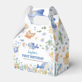 Verjaardag van Ocean Animals Boys onder het Zee Bedankdoosjes