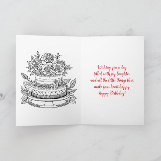 Verjaardag van oma | Sentimenteel gepersonaliseerd Kaart (Binnen)