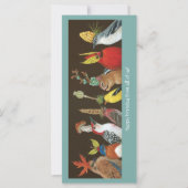 Verjaardag van ons allemaal met vogels op een fees (Voorkant)