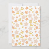 verjaardag van onze kleine prinses kaart (Achterkant)