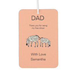 Verjaardag van papa, Happy Zebras Set van Automatt Luchtverfrisser