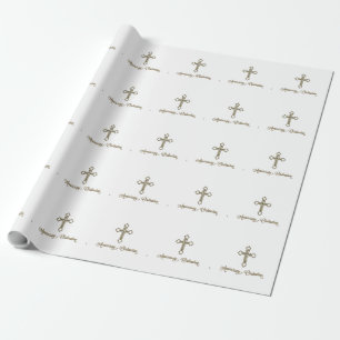 Verjaardag van Priesterwijding, Kruis op Stralenkr Cadeaupapier