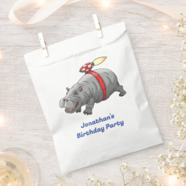 Verjaardag van Rocket Hippo Bedankzakje