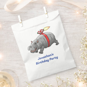 Verjaardag van Rocket Hippo Bedankzakje