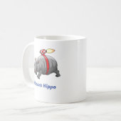 Verjaardag van Rocket Hippo Koffiemok (Voorkant links)