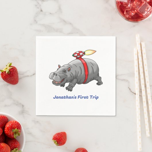 Verjaardag van Rocket Hippo Servet (Insitu)