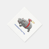 Verjaardag van Rocket Hippo Servet (Hoek)
