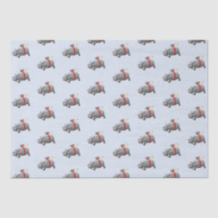 Verjaardag van Rocket Hippo Tissuepapier