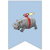 Verjaardag van Rocket Hippo Vlaggetjes (Eerste vlag)