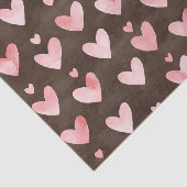 Verjaardag van roze hartjes tissuepapier (Detail)