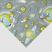 Verjaardag van ruimteonderzoeker tissuepapier (Detail)