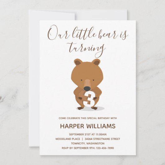 Verjaardag van Schattige Kind Kaart (Voorkant)