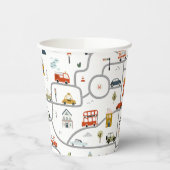 Verjaardag van Schattigee auto's Papieren Bekers (Links)