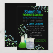 Verjaardag van Science Lab Kaart (Voorkant / Achterkant)