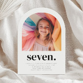 Verjaardag van Seven Arch Photo Kaart