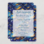 Verjaardag van Sky of Stars Kaart (Voorkant / Achterkant)