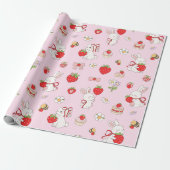 Verjaardag van Some Bunny Roze Cadeaupapier (Uitgerold)