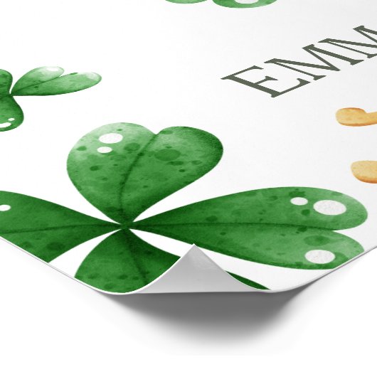 Verjaardag van St. Patrick Lucky One Poster (Hoek)