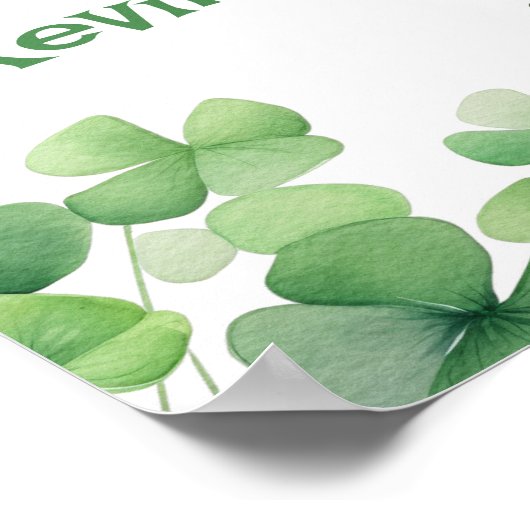 Verjaardag van St. Patrick Lucky One Poster (Hoek)