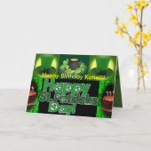 Verjaardag van St Patrick's Kaart (Gele Bloem)