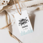 Verjaardag van striphelden cadeaulabel