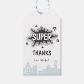 Verjaardag van striphelden cadeaulabel (Voorkant)