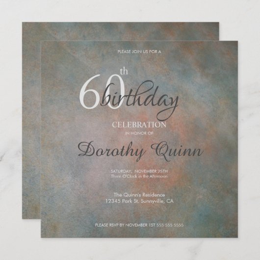  verjaardag van Sunset Clouds Kaart (Voorkant / Achterkant)