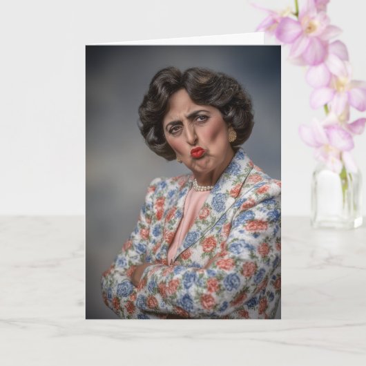 Verjaardag van "The Squeaker" Kaart (Orchidee)