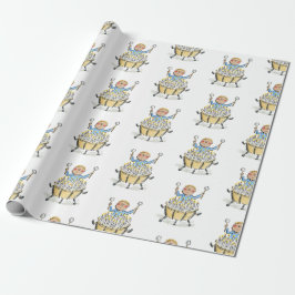 Verjaardag van Timpani Cadeaupapier