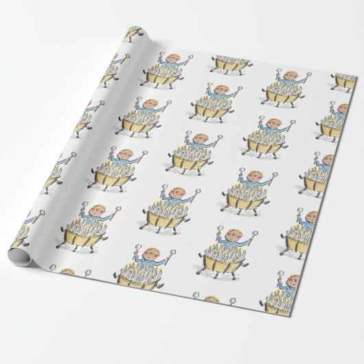 Verjaardag van Timpani Cadeaupapier (Uitgerold)