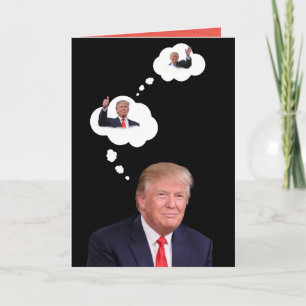 Verjaardag van Trump 🎉 Funny Thought Bubble MAGA Kaart