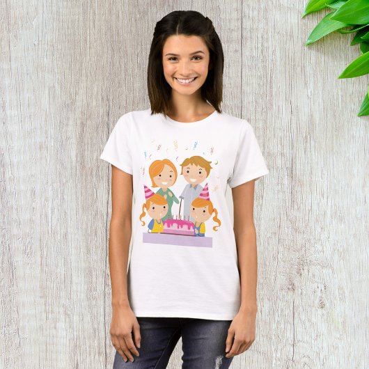Verjaardag van tweelingmeisjes t-shirt