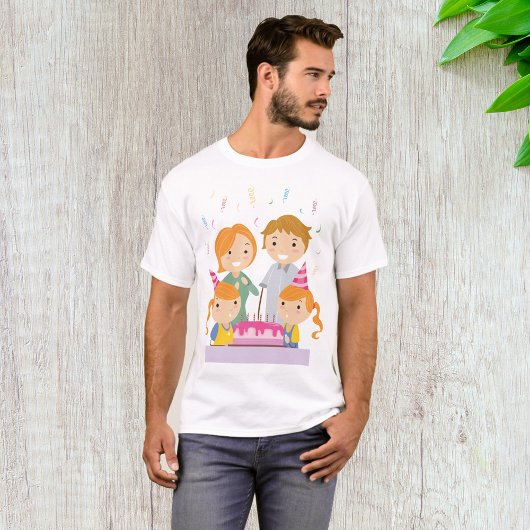 Verjaardag van tweelingmeisjes t-shirt