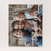 Verjaardag van Vader Beste Papa Ooit Script Foto Legpuzzel (Verticaal)