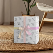 Verjaardag van verloofde Mr & Mrs koppels Cadeaupapier