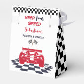 Verjaardag van vier kinderen nodig bedankdoosjes (Achterkant)