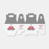 Verjaardag van vier kinderen nodig bedankdoosjes (Uitgevouwen)