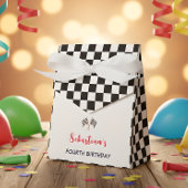 Verjaardag van vier kinderen nodig bedankdoosjes